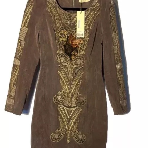 Eyedoll southern beige dress . NWT. Small/36.Feels like crushed velvet - Picture 14 of 14